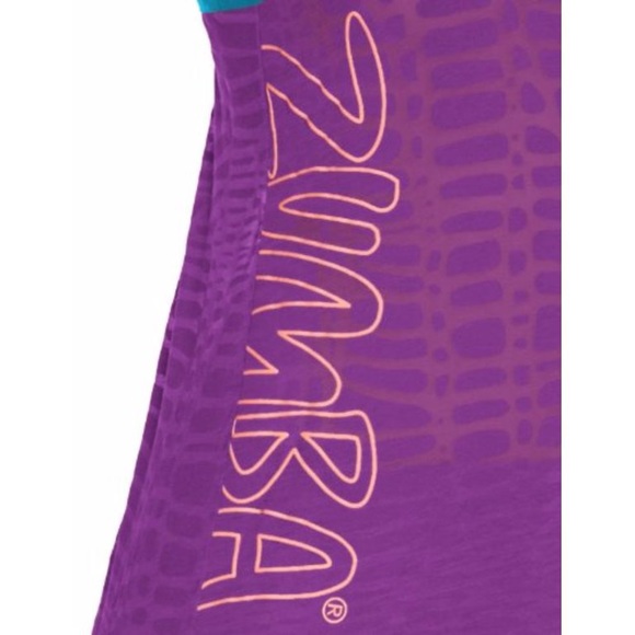 Zumba Wear 📌size M/L purple with blue waistband, Zumba in orange on side - Picture 5 of 11